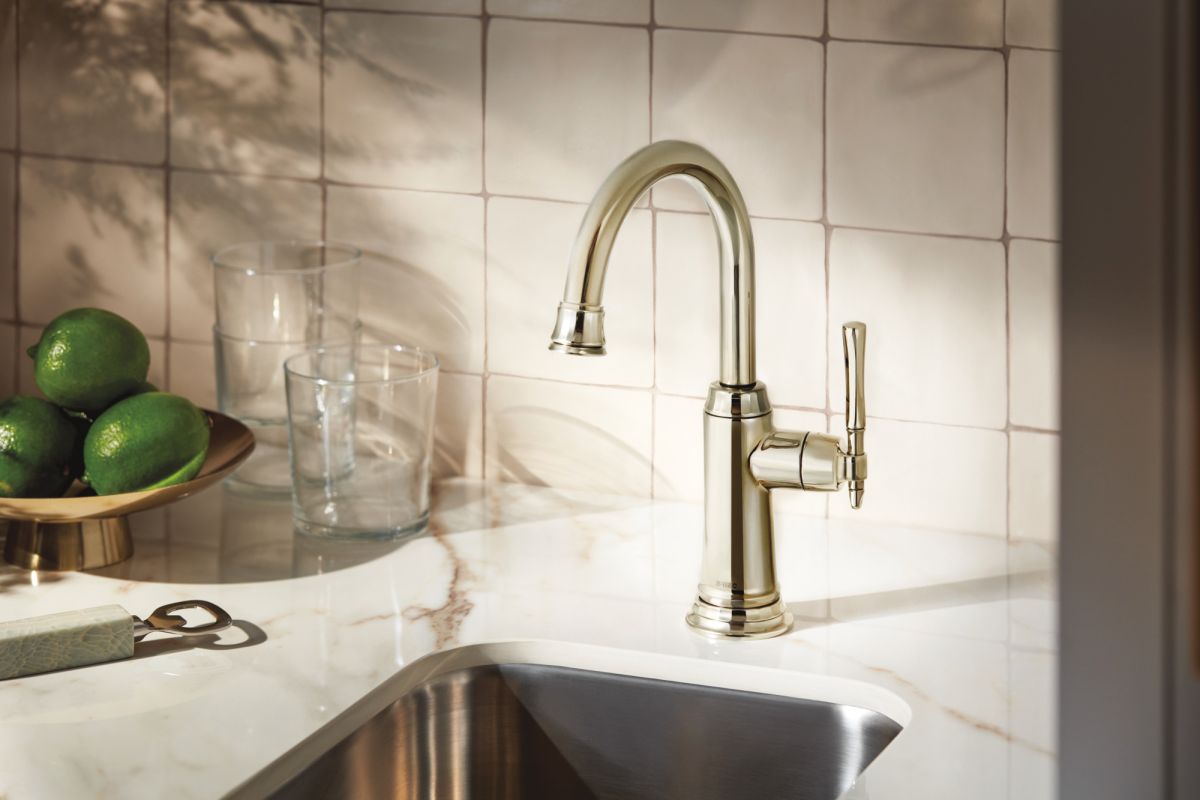 BRIZO Tulham Beverage Faucet — Polished Nickel
