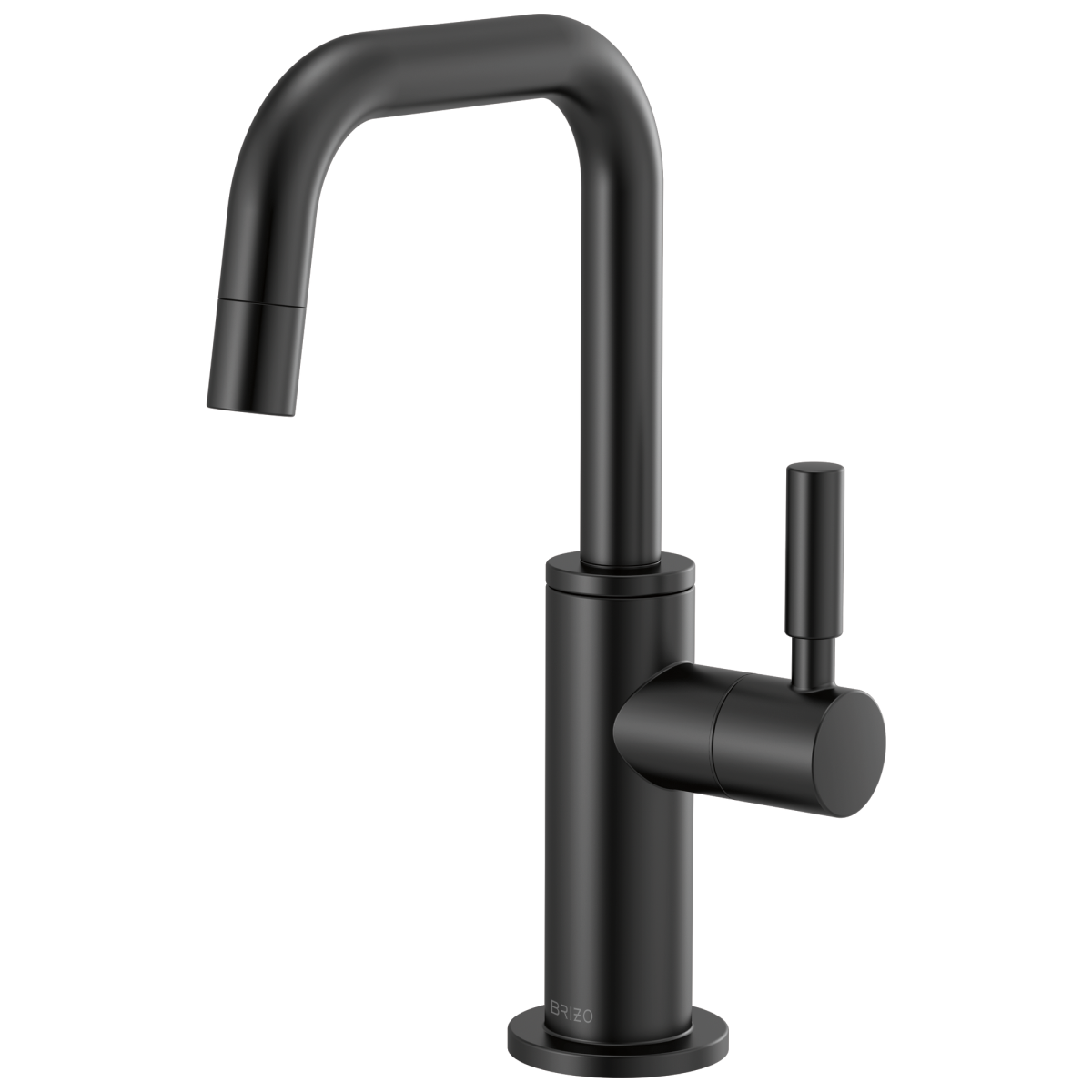 BRIZO Odin Beverage Faucet with Square Spout — Matte Black