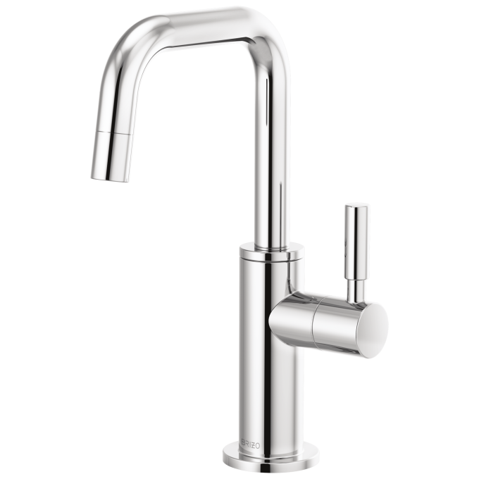 BRIZO Odin Beverage Faucet with Square Spout — Chrome