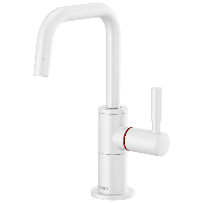 BRIZO Jason Wu for BRIZO Instant Hot Faucet with Square Spout — Matte White