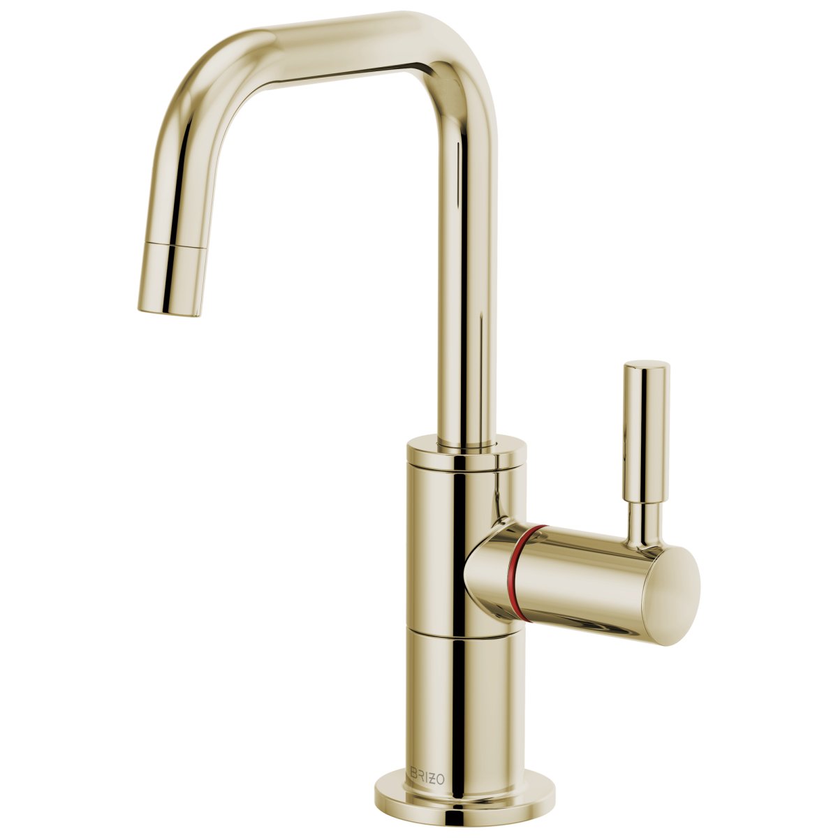 BRIZO Odin Instant Hot Faucet with Square Spout — Polished Nickel