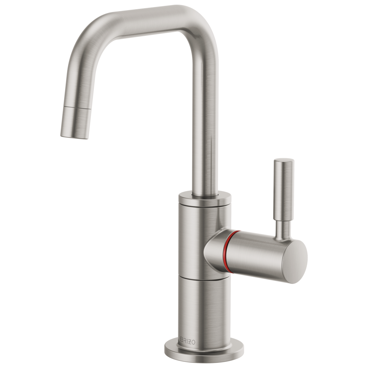 BRIZO Odin Instant Hot Faucet with Square Spout — Stainless