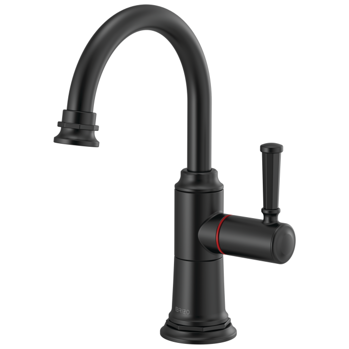 BRIZO Rook Instant Hot Faucet — Matte Black