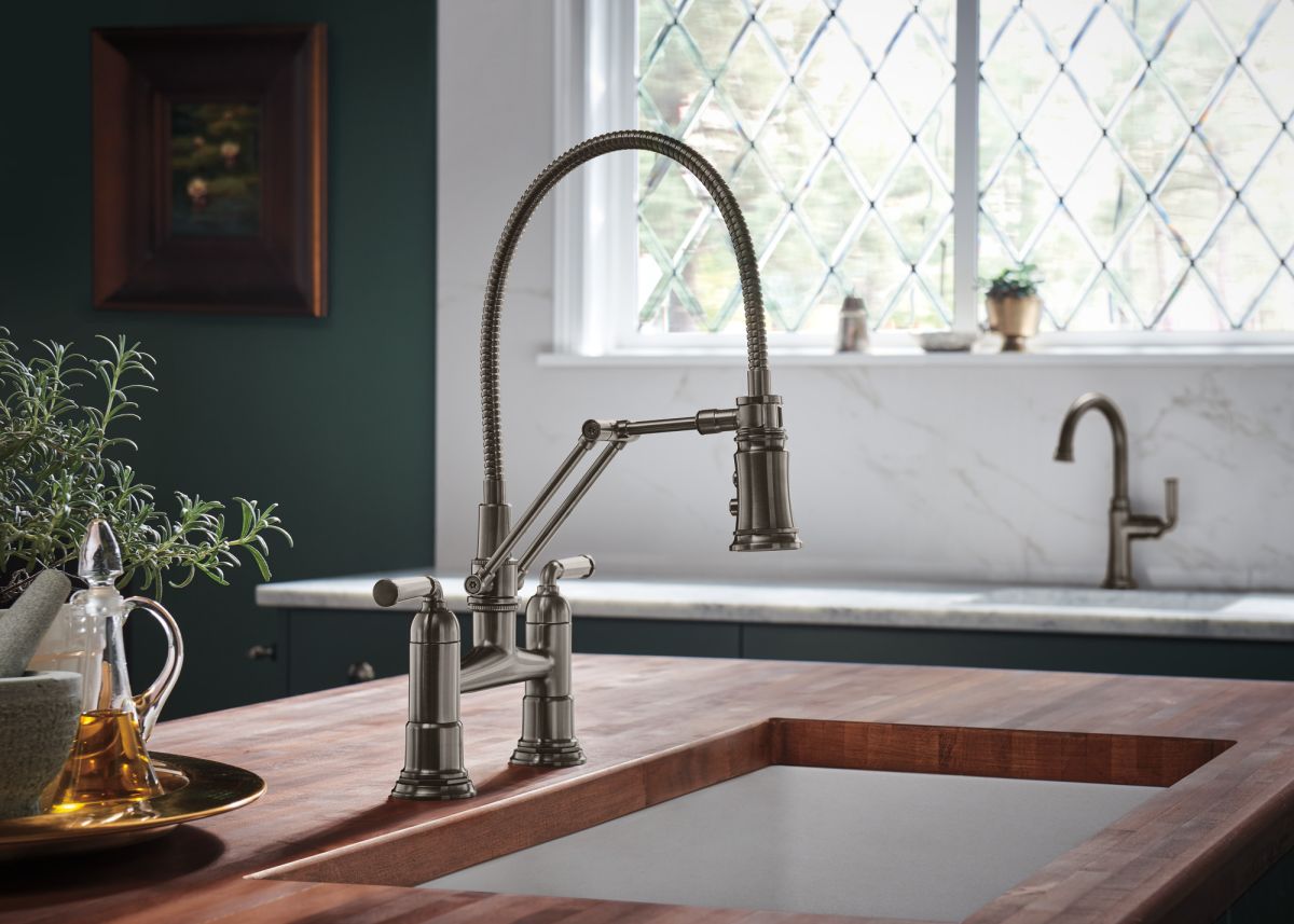 BRIZO Rook Bar Faucet — Luxe Steel
