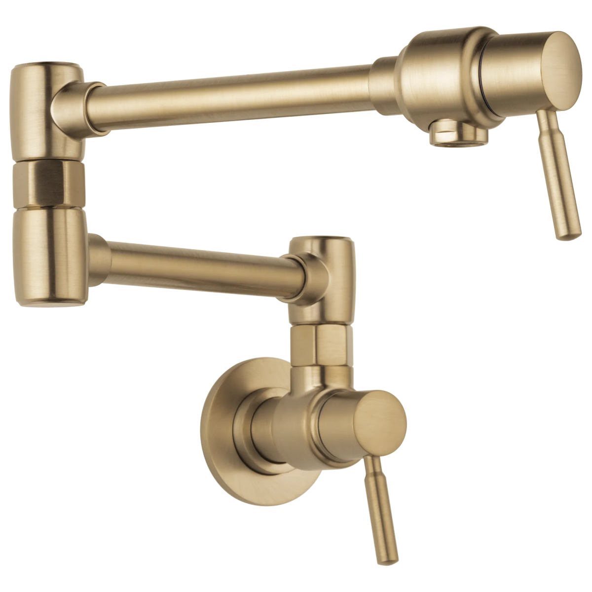 BRIZO European Wall Mount Pot Filler Faucet — Luxe Gold