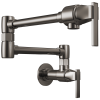 BRIZO Frank Lloyd Wright Wall Mount Pot Filler — Brilliance Black Onyx