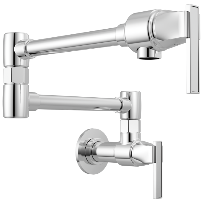 BRIZO Frank Lloyd Wright Wall Mount Pot Filler — Chrome