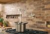 BRIZO Frank Lloyd Wright Wall Mount Pot Filler — Polished Nickel