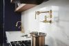 BRIZO Tulham Wall Mount Pot Filler — Luxe Gold / Polished Gold