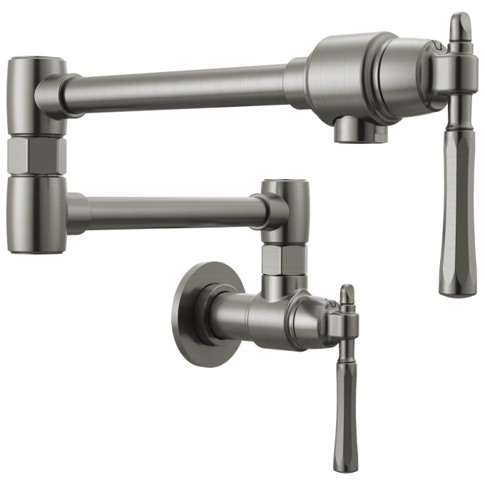 BRIZO Tulham Wall Mount Pot Filler — Luxe Steel
