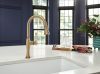 BRIZO Tulham Pull-Down Kitchen Faucet — Luxe Gold / Polished Gold