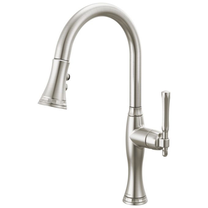 BRIZO Tulham Pull-Down Kitchen Faucet — Stainless