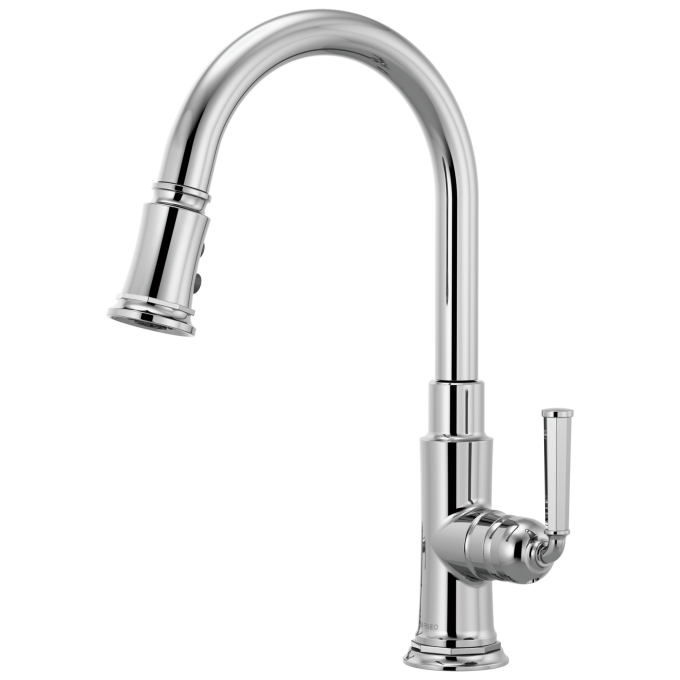 BRIZO Rook Pull-Down Faucet — Chrome