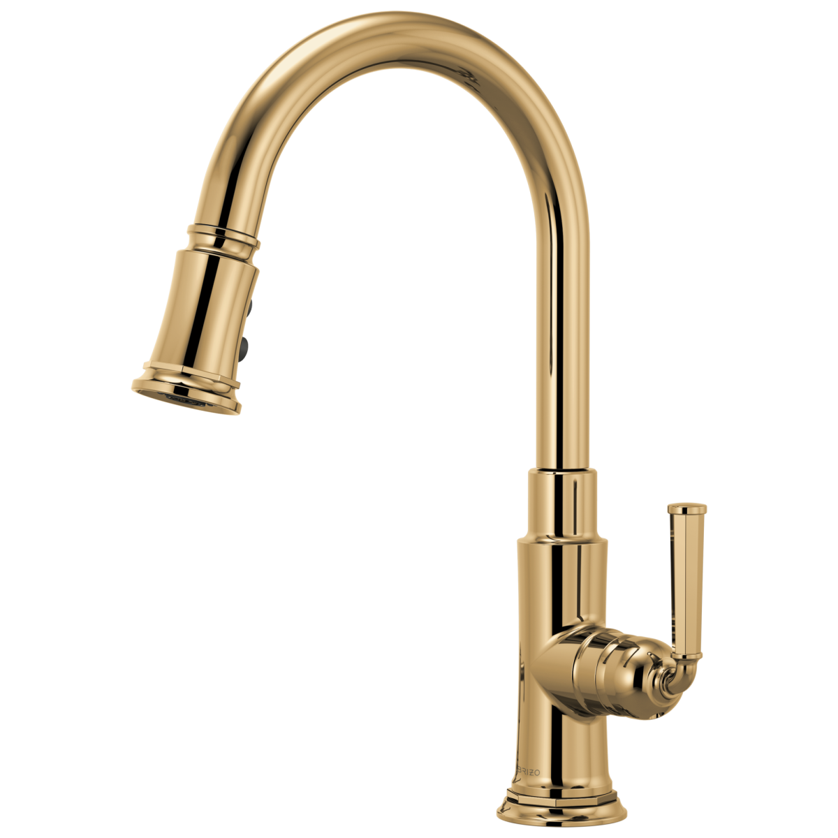 BRIZO Rook Pull-Down Faucet — Polished Gold