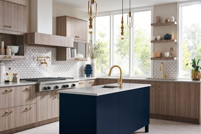 BRIZO Rook Drawer Pull — Luxe Gold
