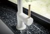 BRIZO Jason Wu for BRIZO Pull-Down Faucet Metal Lever Handle Kit — Matte White/Polished Nickel