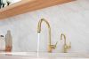 BRIZO Odin Pull-Down Faucet Metal Lever Handle Kit — Polished Gold