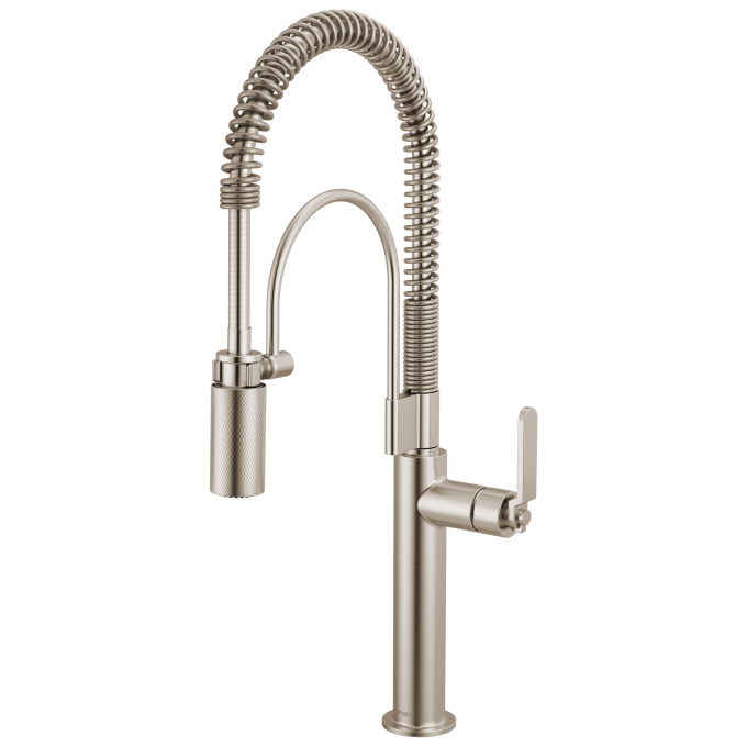BRIZO Litze Semi-Professional Kitchen Faucet - Industrial Handle — Stainless