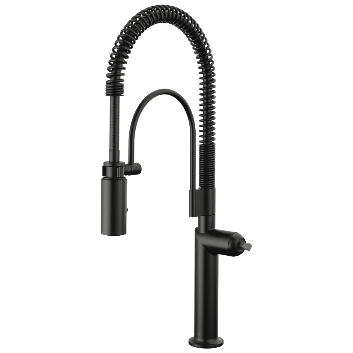 BRIZO Odin Semi-Professional Kitchen Faucet - Less Handle — Matte Black