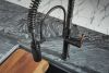 BRIZO Odin Semi-Professional Kitchen Faucet - Less Handle — Matte Black