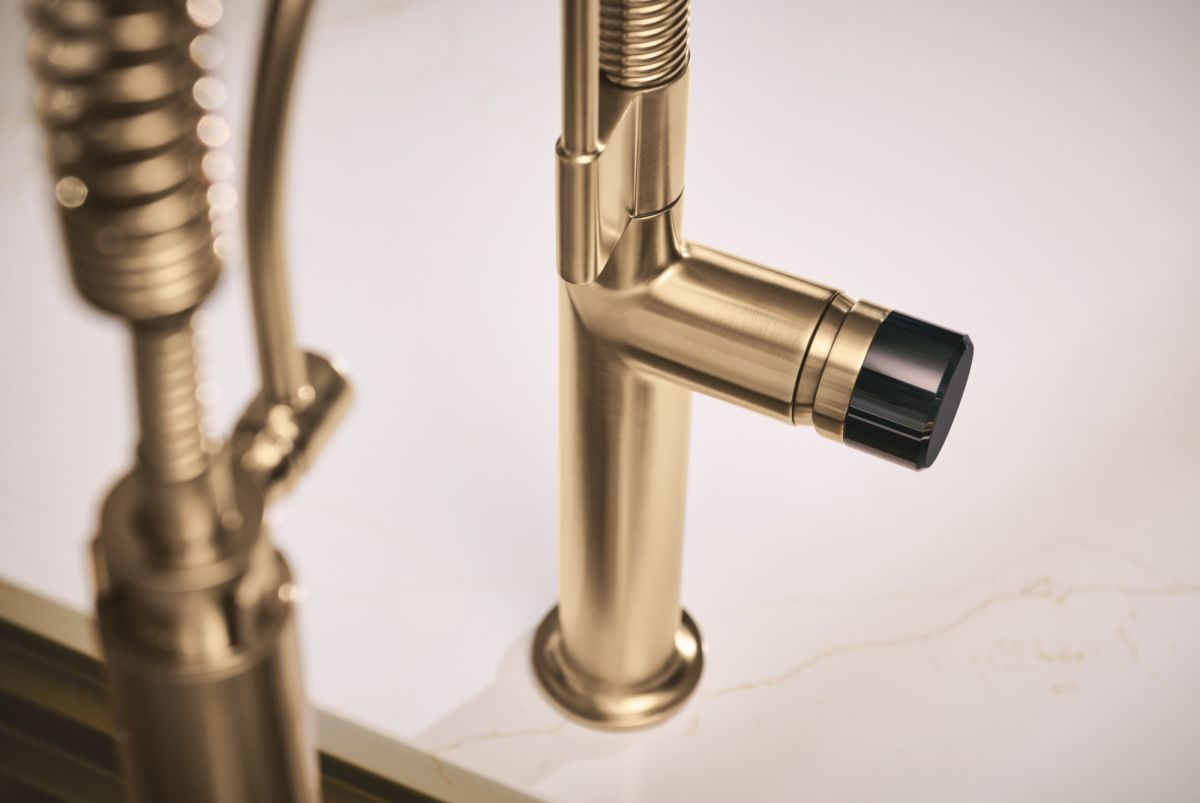 BRIZO Odin Semi-Professional Kitchen Faucet - Less Handle — Luxe Gold