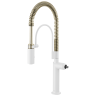 Matte White/Polished Nickel