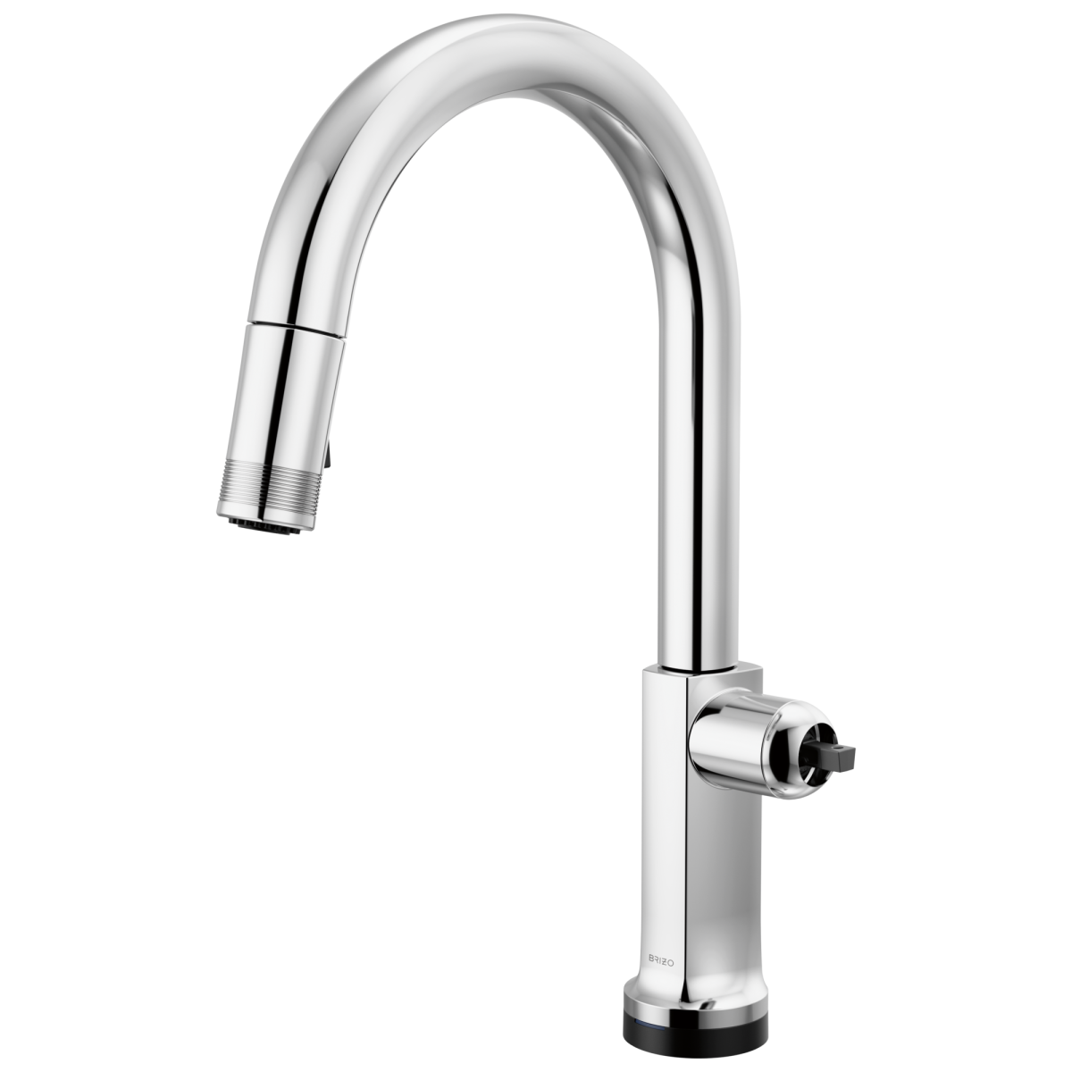 BRIZO Kintsu SmartTouch Pull-Down Faucet with Arc Spout - Less Handle — Lumicoat® Chrome