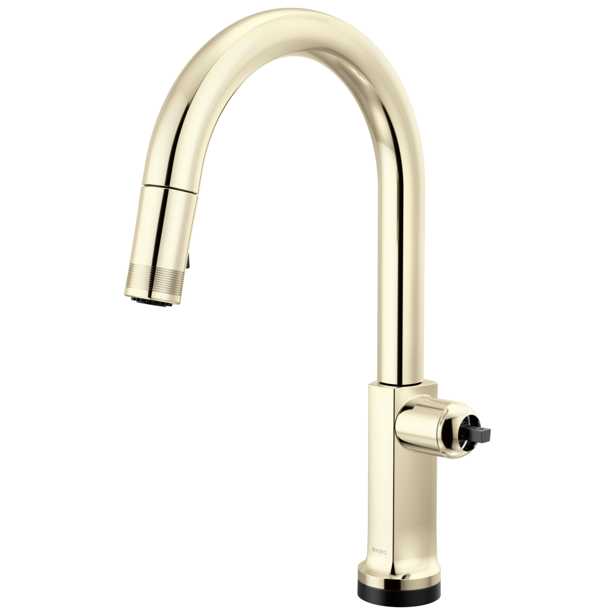 BRIZO Kintsu SmartTouch Pull-Down Faucet with Arc Spout - Less Handle — Lumicoat® Polished Nickel