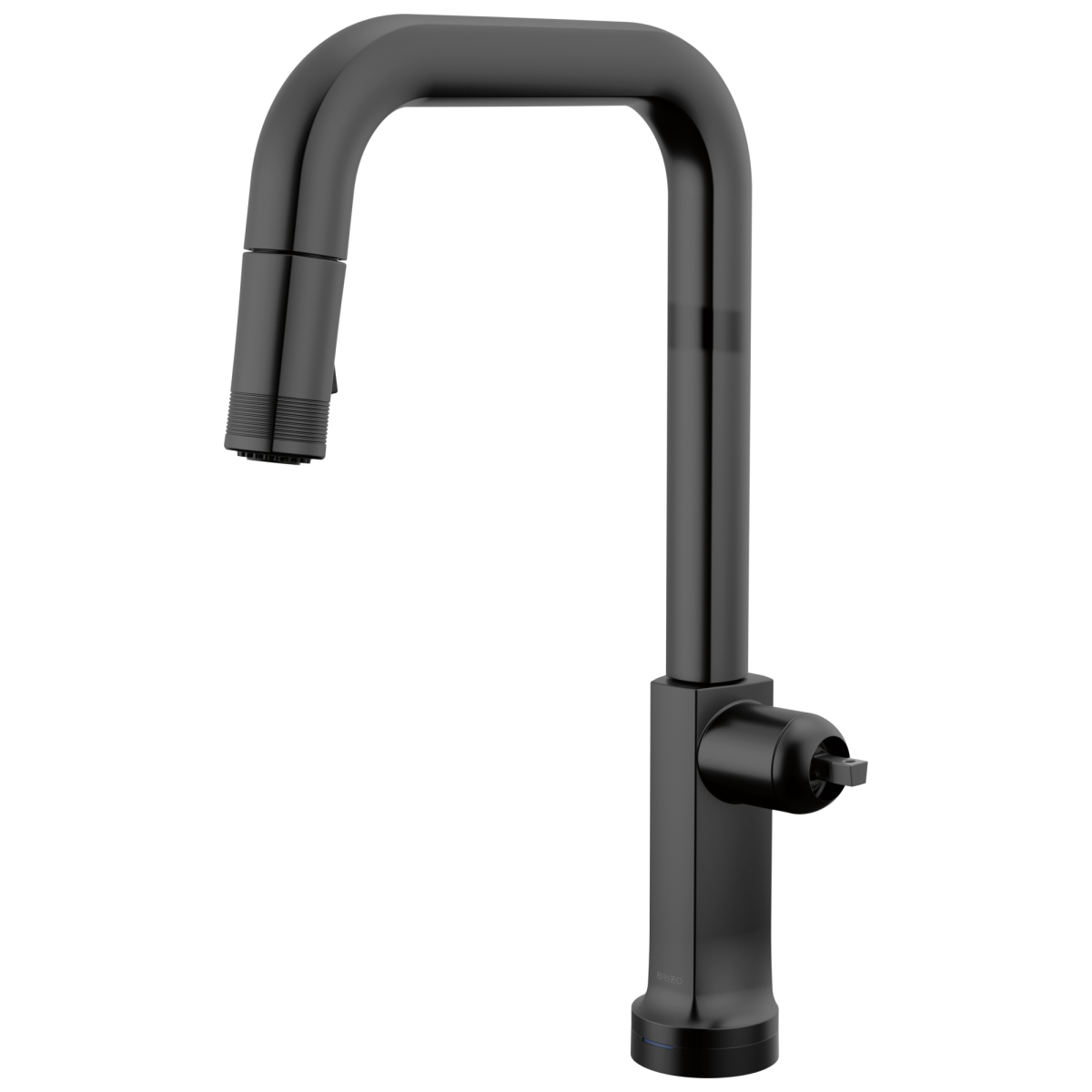 BRIZO Kintsu SmartTouch Pull-Down Faucet with Square Spout - Less Handle — Matte Black