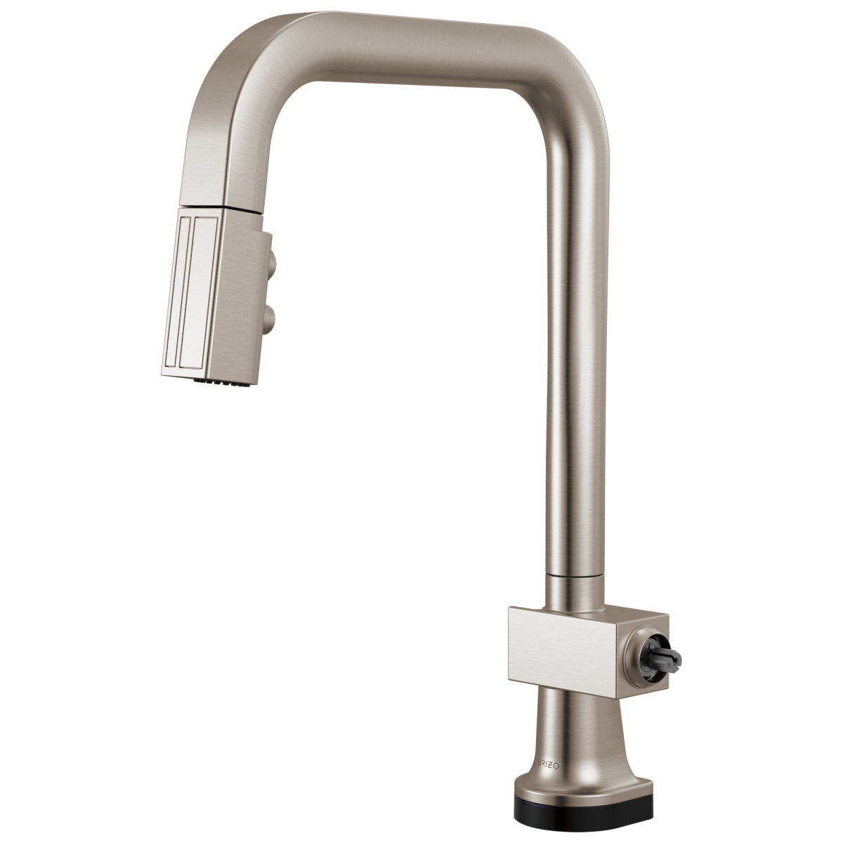 BRIZO Frank Lloyd Wright SmartTouch Pull-Down Kitchen Faucet with Square Spout - Less Handle — Stainless