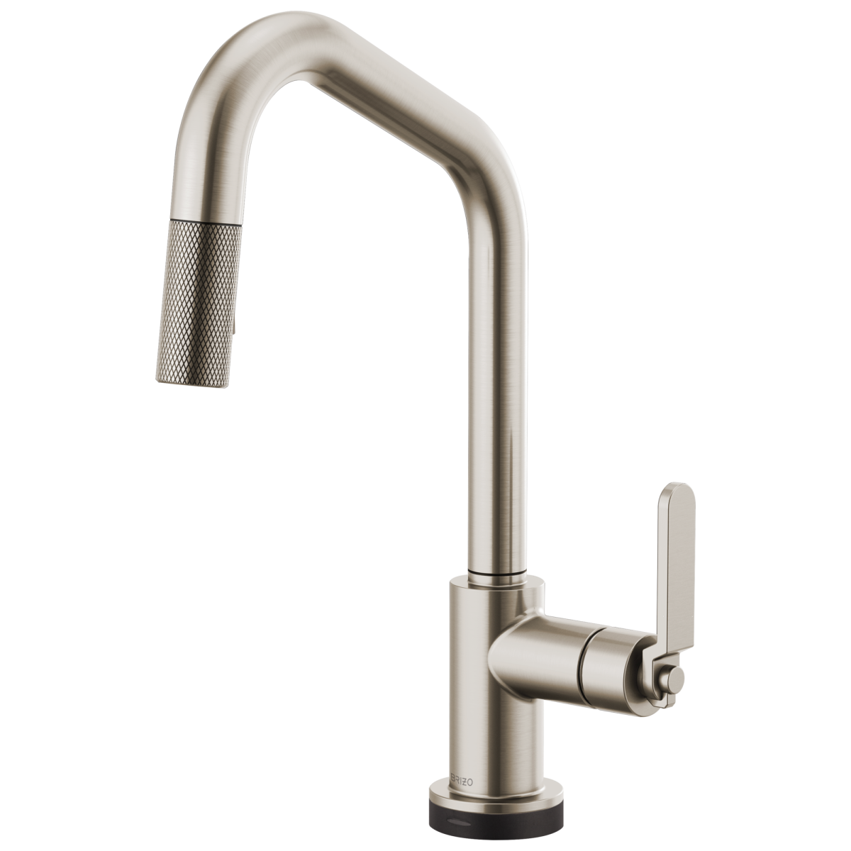 BRIZO Litze SmartTouch Pull-Down Kitchen Faucet with Angled Spout and Industrial Handle — Stainless