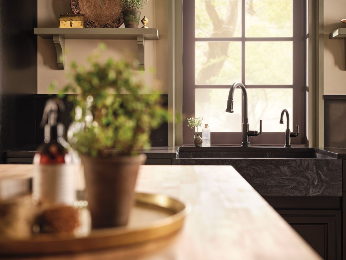 BRIZO Rook Beverage Faucet — Matte Black