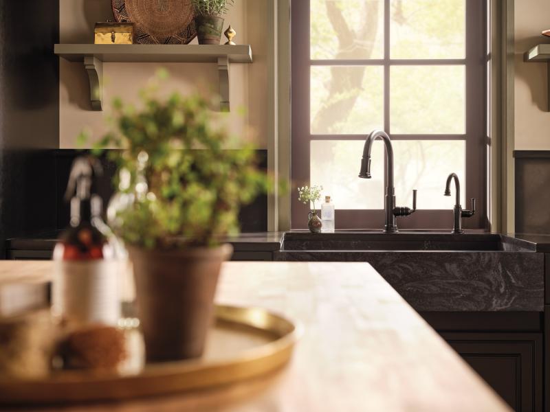 BRIZO Rook Beverage Faucet — Matte Black