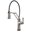 BRIZO Artesso Single Handle Articulating Kitchen Kitchen Faucet with SmartTouch Technology — Stainless