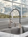 BRIZO Artesso Single Handle Articulating Kitchen Kitchen Faucet with SmartTouch Technology — Stainless