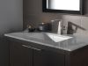 DELTA Trillian Single Handle Mid-Height Bathroom Faucet — Lumicoat® Stainless