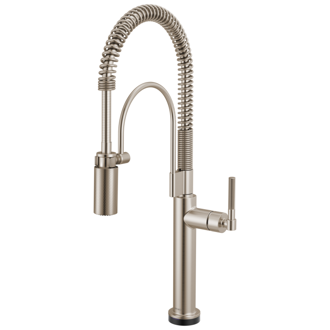 BRIZO Litze SmartTouch Semi-Professional Kitchen Faucet - Knurled Handle — Stainless
