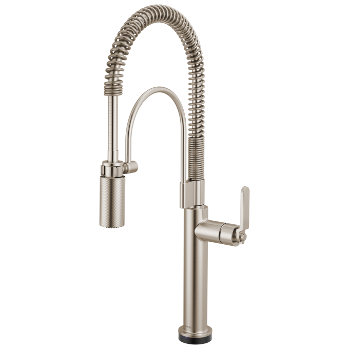 BRIZO Litze SmartTouch Semi-Professional Kitchen Faucet - Industrial Handle — Stainless