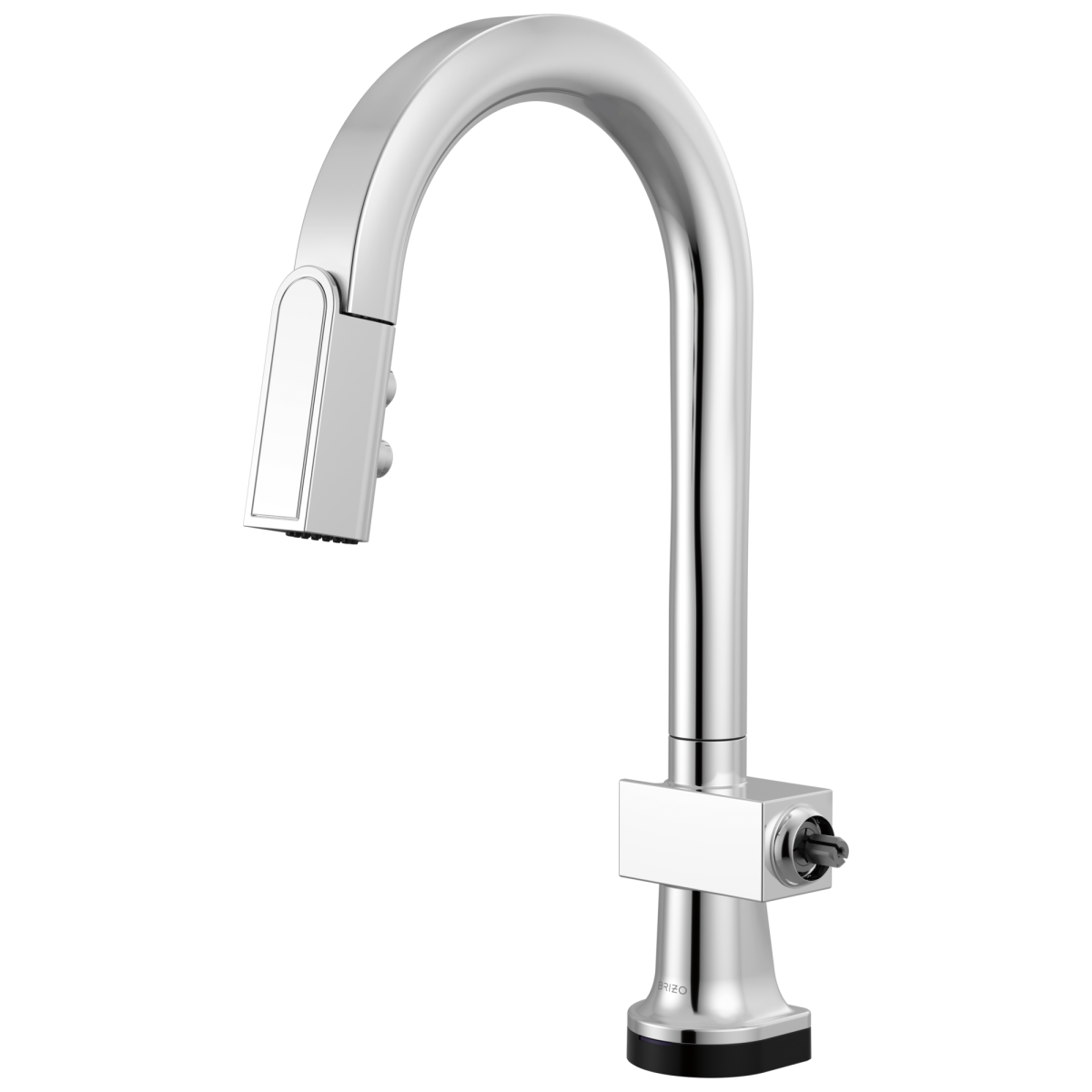 BRIZO Frank Lloyd Wright SmartTouch Pull-Down Prep Faucet with Arc Spout - Less Handle — Chrome
