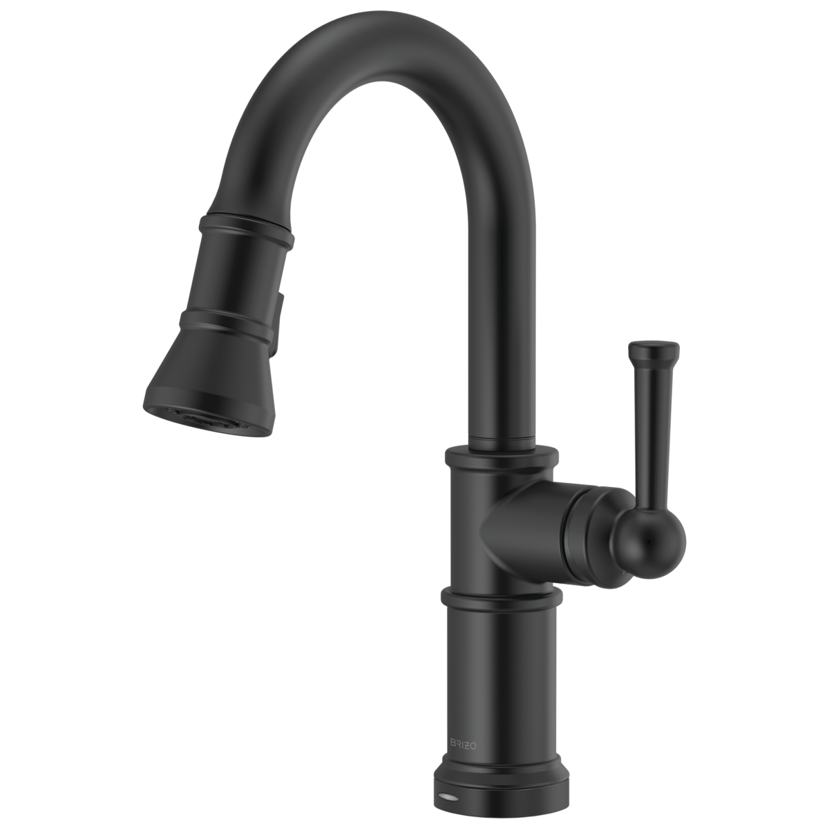 BRIZO Artesso SmartTouch Pull-Down Prep Faucet — Matte Black