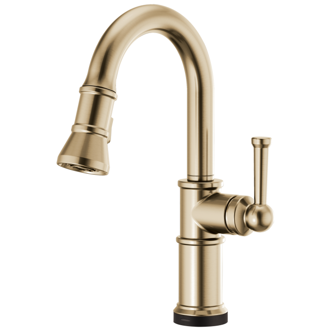 BRIZO Artesso SmartTouch Pull-Down Prep Kitchen Faucet — Luxe Gold