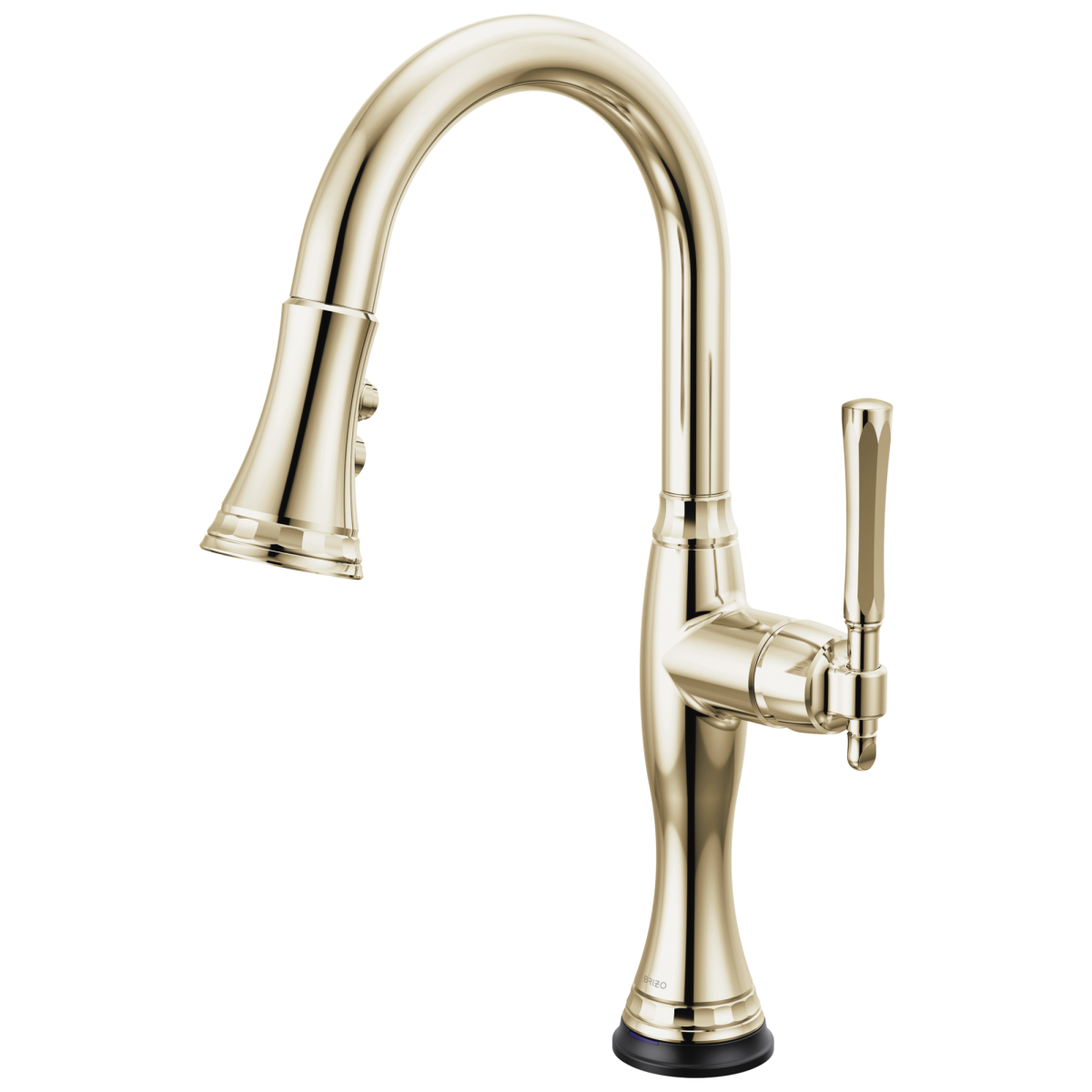 BRIZO Tulham SmartTouch Pull-Down Prep Kitchen Faucet — Polished Nickel