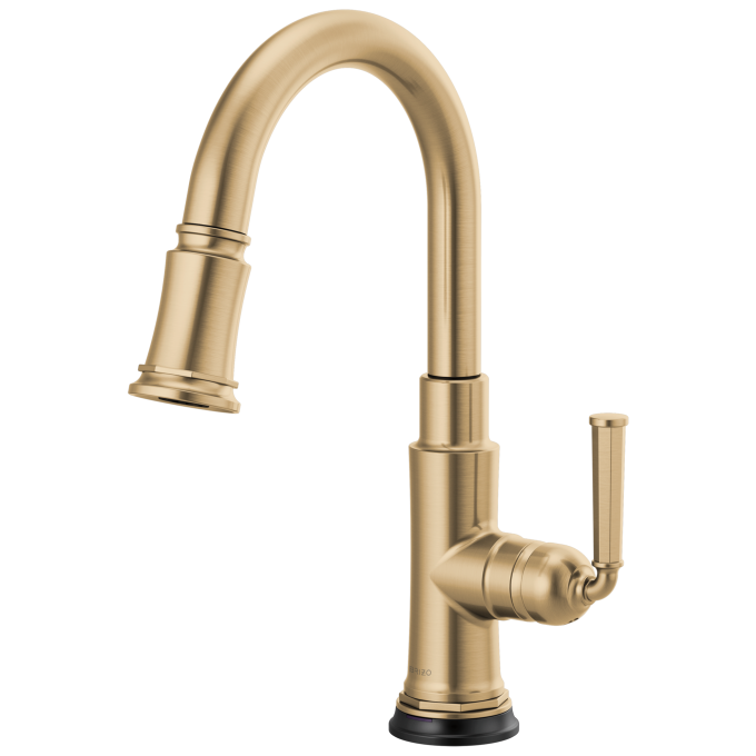 BRIZO Rook SmartTouch Pull-Down Prep Kitchen Faucet — Luxe Gold
