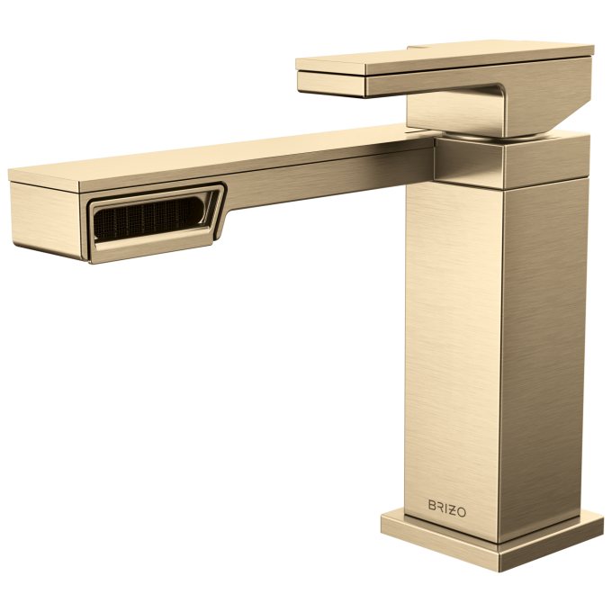 BRIZO Frank Lloyd Wright Single-Handle Lavatory Faucet 1.2 GPM — Luxe Gold
