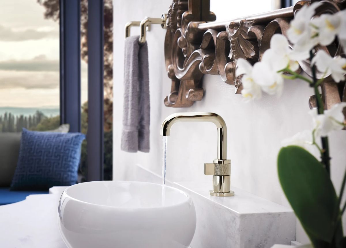 BRIZO Litze Single-Handle Lavatory Faucet 1.5 GPM — Polished Nickel