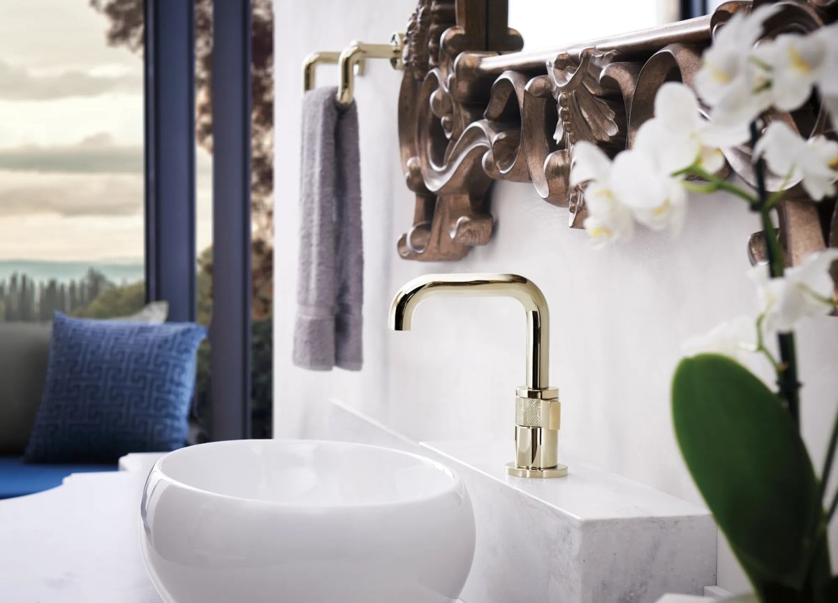 BRIZO Litze Single-Handle Lavatory Faucet 1.5 GPM — Polished Nickel