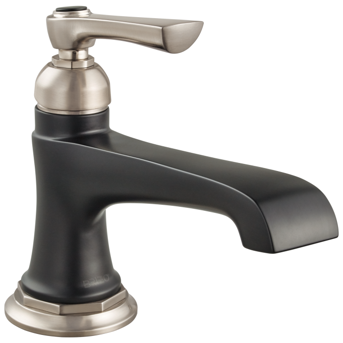 BRIZO Rook Single-Handle Lavatory Faucet 1.5 GPM — Luxe Nickel  /Matte Black