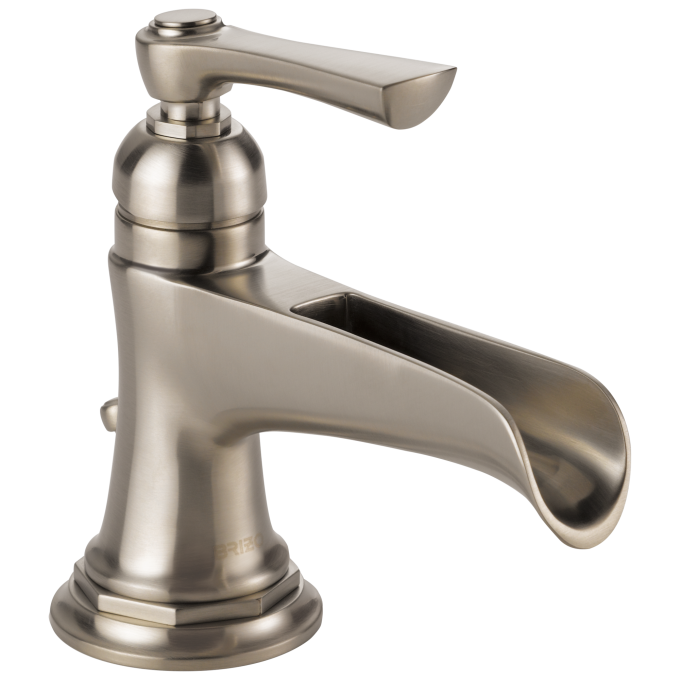 BRIZO Rook Single-Handle Lavatory Faucet with Channel Spout 1.5 GPM — Luxe Nickel