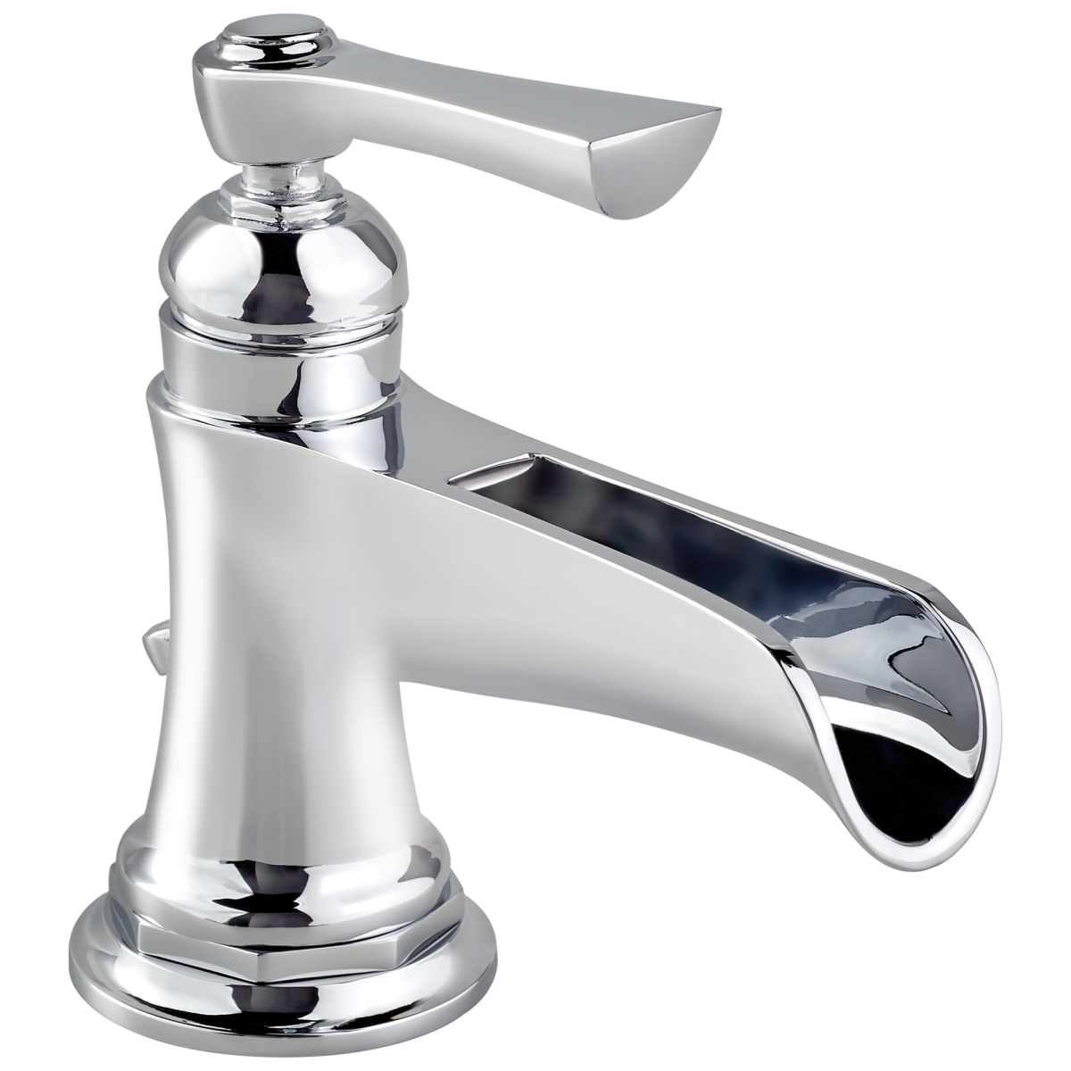 BRIZO Rook Single-Handle Lavatory Faucet with Channel Spout 1.5 GPM — Chrome