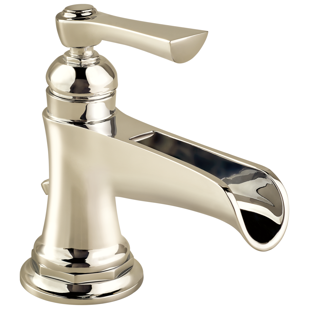 BRIZO Rook Single-Handle Lavatory Faucet with Channel Spout 1.5 GPM — Polished Nickel